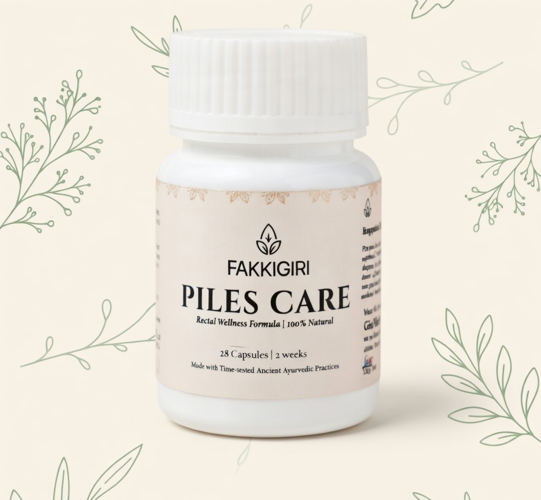 FAKKIGIRI Piles Care – Ayurvedic capsules supplement for gut comfort & wellness